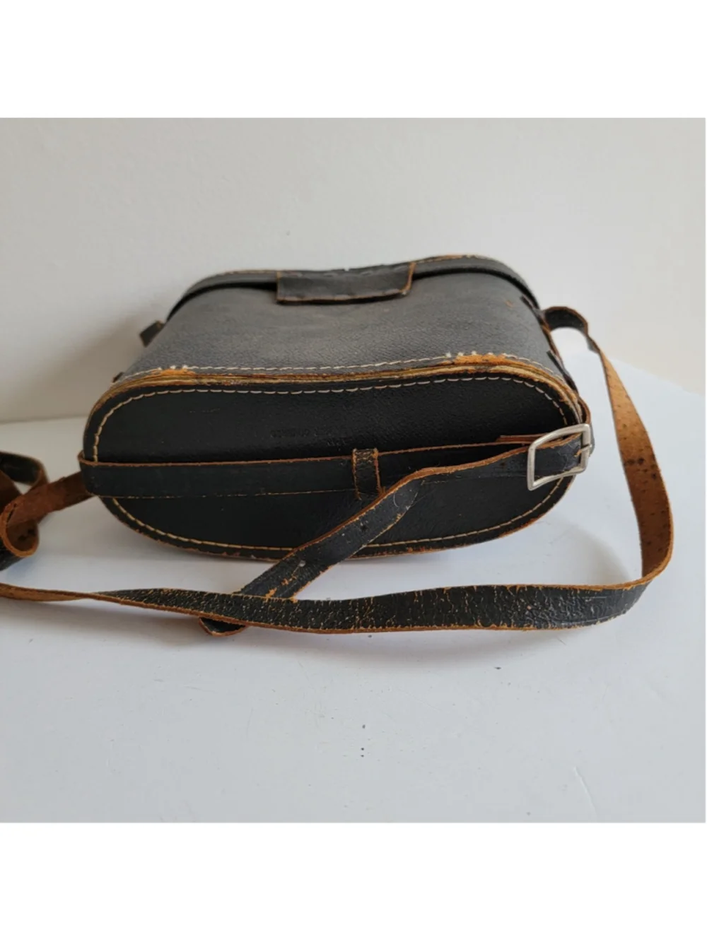 Vintage Binoculars Case 50s - 60s Case Only Mid Century, Closure Good Strap